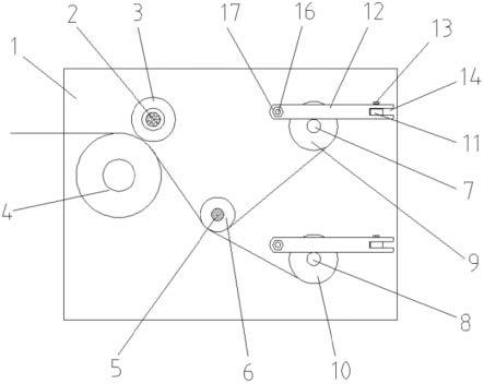 一种铜箔分切夹紧固定装置的制作方法